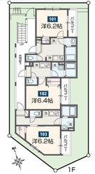 MELDIA原当麻の物件間取画像